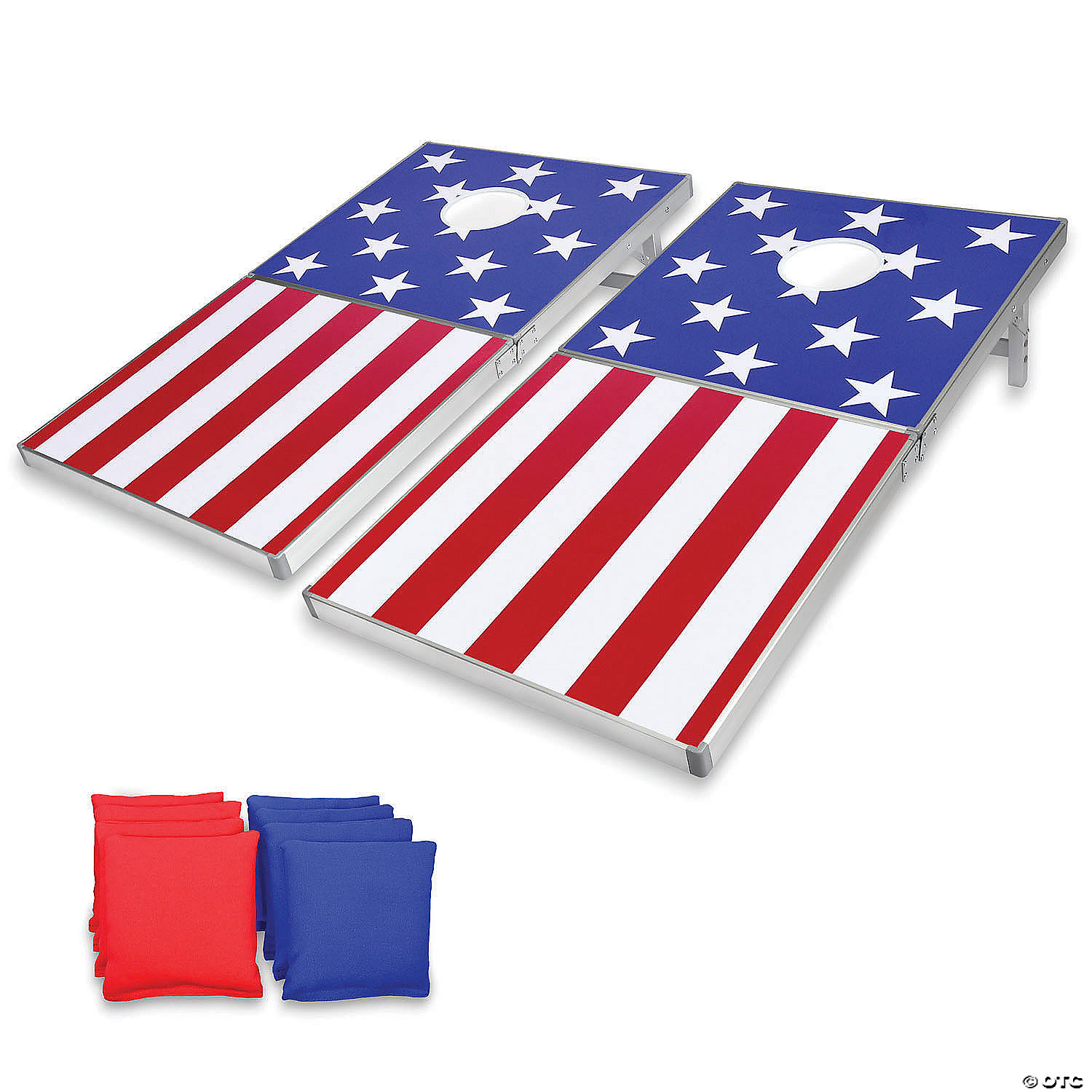 GoSports: Cornhole PRO Regulation Size Game Set - American Flag Design MW GoSports: Cornhole PRO Regulation Size Game Set - American Flag Design -MindWare SHOP gosports cornhole pro regulation size game set american flag design14097658