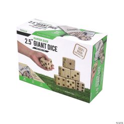MW GoSports: Giant 2.5" Wooden Playing Dice Set -MindWare SHOP gosports giant 2 5 wooden playing dice set14097752 a05