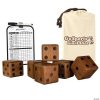 MW GoSports Giant 3.5" Dark Stain Wooden Playing Dice Set 1 MW GoSports Giant 3.5" Dark Stain Wooden Playing Dice Set -MindWare SHOP gosports giant 3 5 dark stain wooden playing dice set14097643