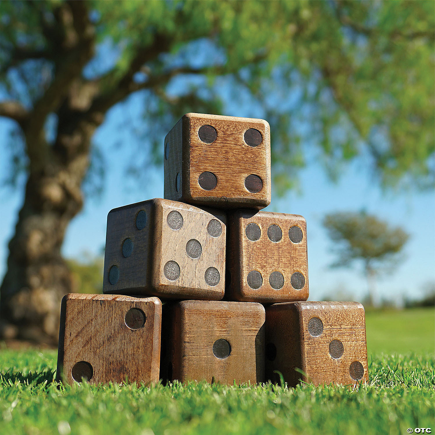 GoSports Giant 3.5" Dark Stain Wooden Playing Dice Set MW GoSports Giant 3.5" Dark Stain Wooden Playing Dice Set -MindWare SHOP gosports giant 3 5 dark stain wooden playing dice set14097643 a01