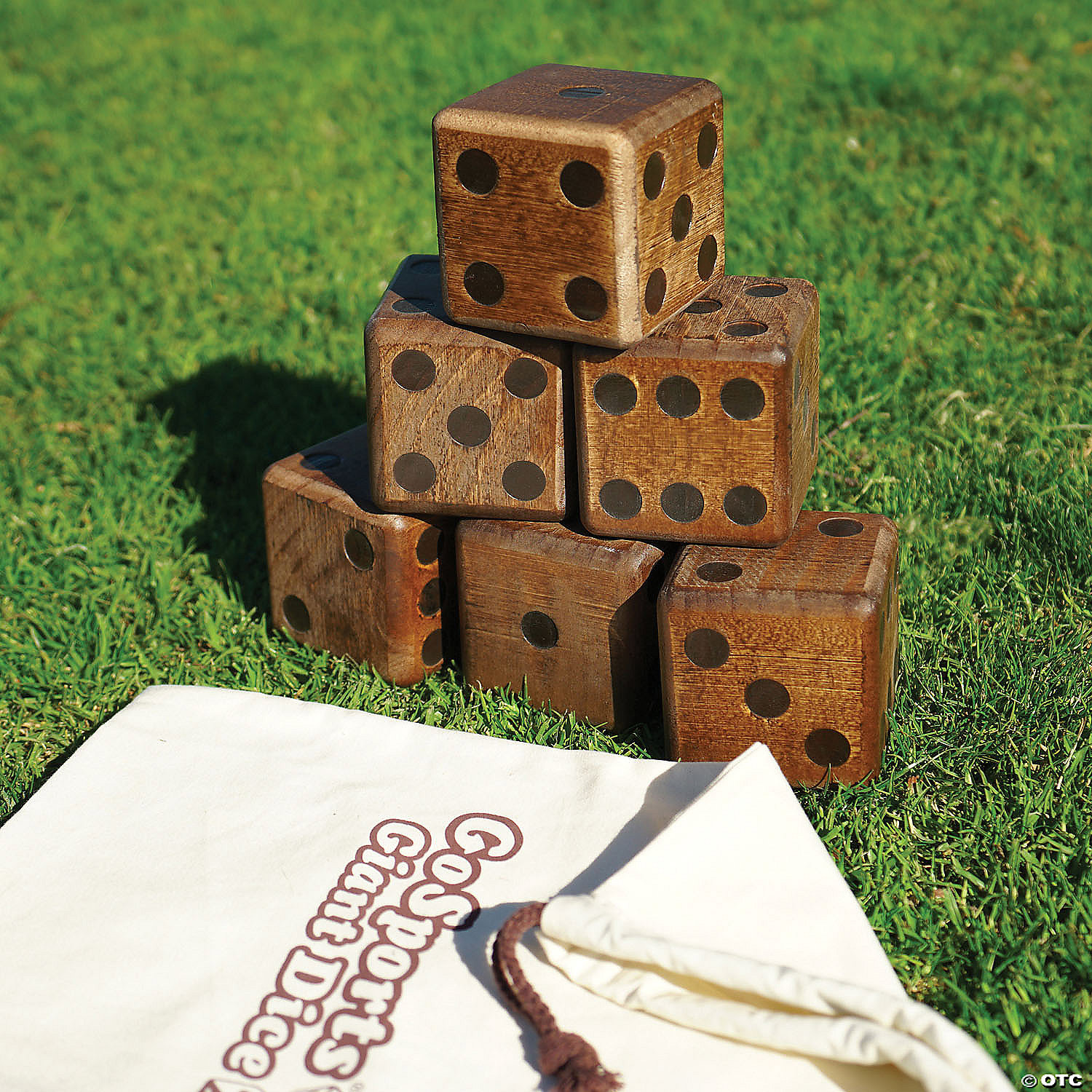 GoSports Giant 3.5" Dark Stain Wooden Playing Dice Set MW GoSports Giant 3.5" Dark Stain Wooden Playing Dice Set -MindWare SHOP gosports giant 3 5 dark stain wooden playing dice set14097643 a02