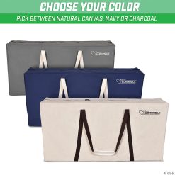 MW GoSports PRO Grade Canvas Cornhole Storage Case, Natural Canvas -MindWare SHOP gosports pro grade canvas cornhole storage case natural canvas14097668 a02