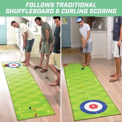 MW GoSports: Pure Putt Challenge Curling & Shuffleboard 2-in-1 Putting Game -MindWare SHOP gosports pure putt challenge curling and shuffleboard 2 in 1 putting game14097773 a05