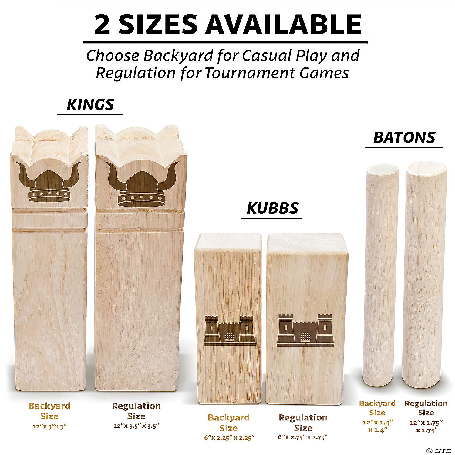 GoSports - Regulation Size Kubb Viking Clash Toss Game Set MW GoSports - Regulation Size Kubb Viking Clash Toss Game Set -MindWare SHOP gosports regulation size kubb viking clash toss game set14097810 a01