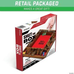 MW GoSports: Shut The Box Premium Wooden Dice Game, Classic 4 Player Family Board Game -MindWare SHOP gosports shut the box premium wooden dice game classic 4 player family board game14111176 a05