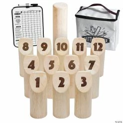 MW GoSports Skittle Scatter Numbered Block Toss Game