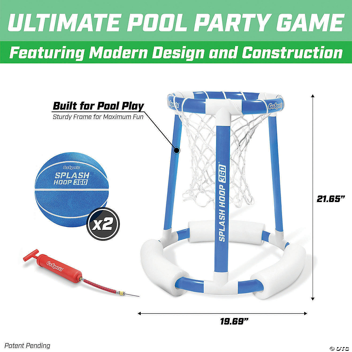 GoSports Splash Hoop 360 Floating Pool Basketball Game, Includes: Hoop, 2 Balls and Pump MW GoSports Splash Hoop 360 Floating Pool Basketball Game, Includes: Hoop, 2 Balls And Pump -MindWare SHOP gosports splash hoop 360 floating pool basketball game includes hoop 2 balls and pump14111112 a01