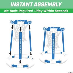 MW GoSports Splash Hoop 360 Floating Pool Basketball Game, Includes: Hoop, 2 Balls And Pump 4 MW GoSports Splash Hoop 360 Floating Pool Basketball Game, Includes: Hoop, 2 Balls And Pump -MindWare SHOP gosports splash hoop 360 floating pool basketball game includes hoop 2 balls and pump14111112 a02