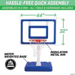 MW GoSports: Splash Hoop ELITE Swimming Pool Basketball Hoop -MindWare SHOP gosports splash hoop elite swimming pool basketball hoop14111114 a01