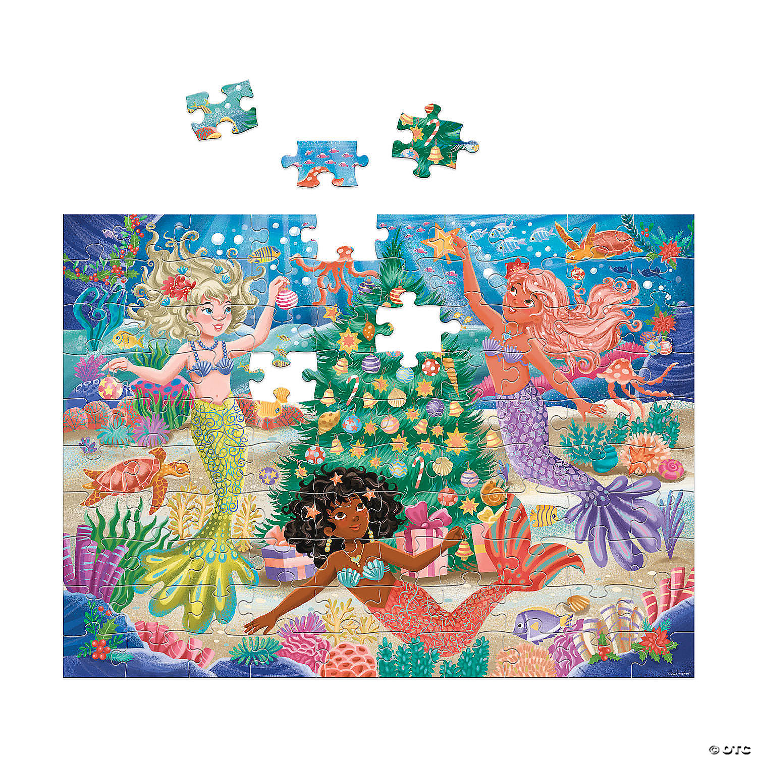 Holiday Mermaids Puzzle MW Holiday Mermaids Puzzle -MindWare SHOP holiday mermaids puzzle14118731 a01