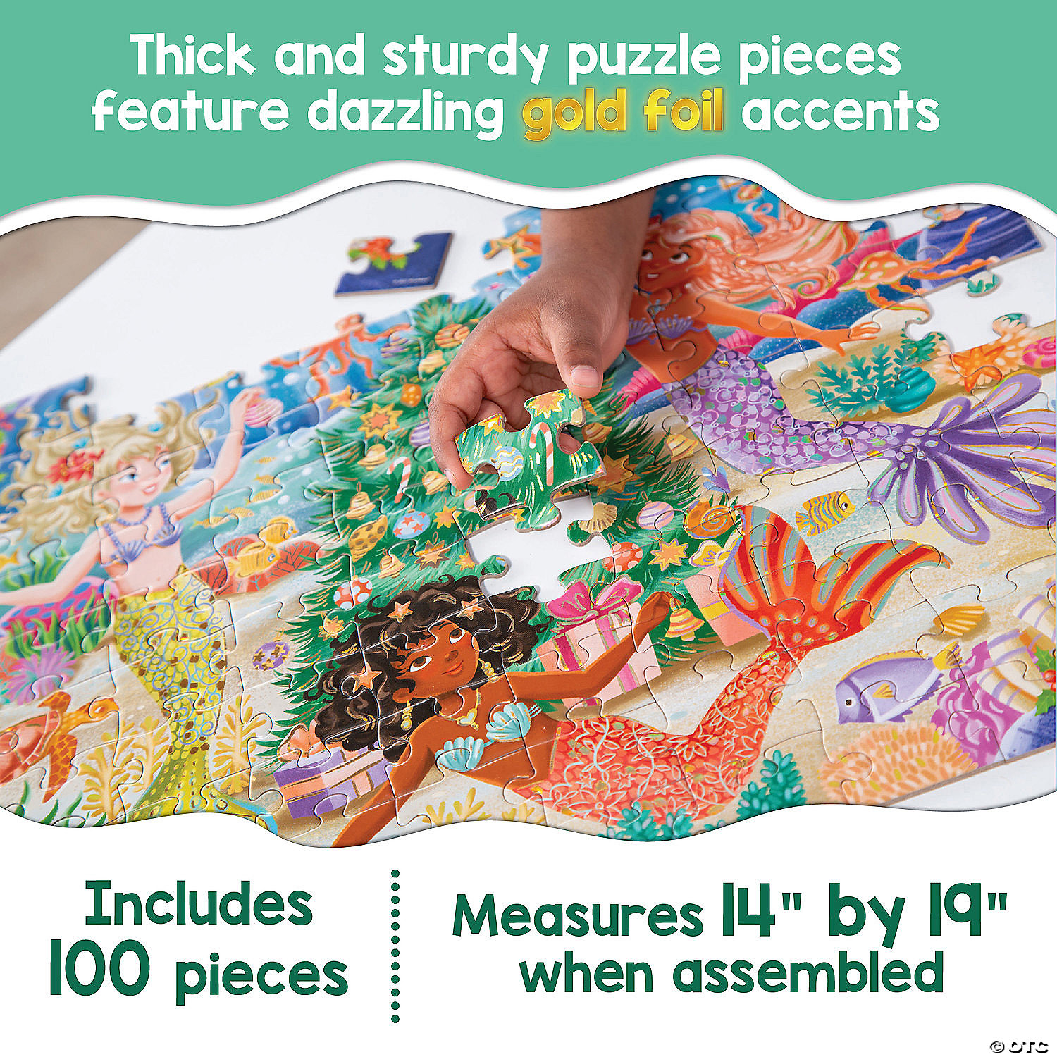 Holiday Mermaids Puzzle MW Holiday Mermaids Puzzle -MindWare SHOP holiday mermaids puzzle14118731 a03