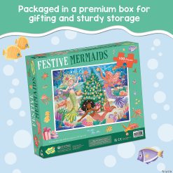 MW Holiday Mermaids Puzzle 6 MW Holiday Mermaids Puzzle -MindWare SHOP holiday mermaids puzzle14118731 a05