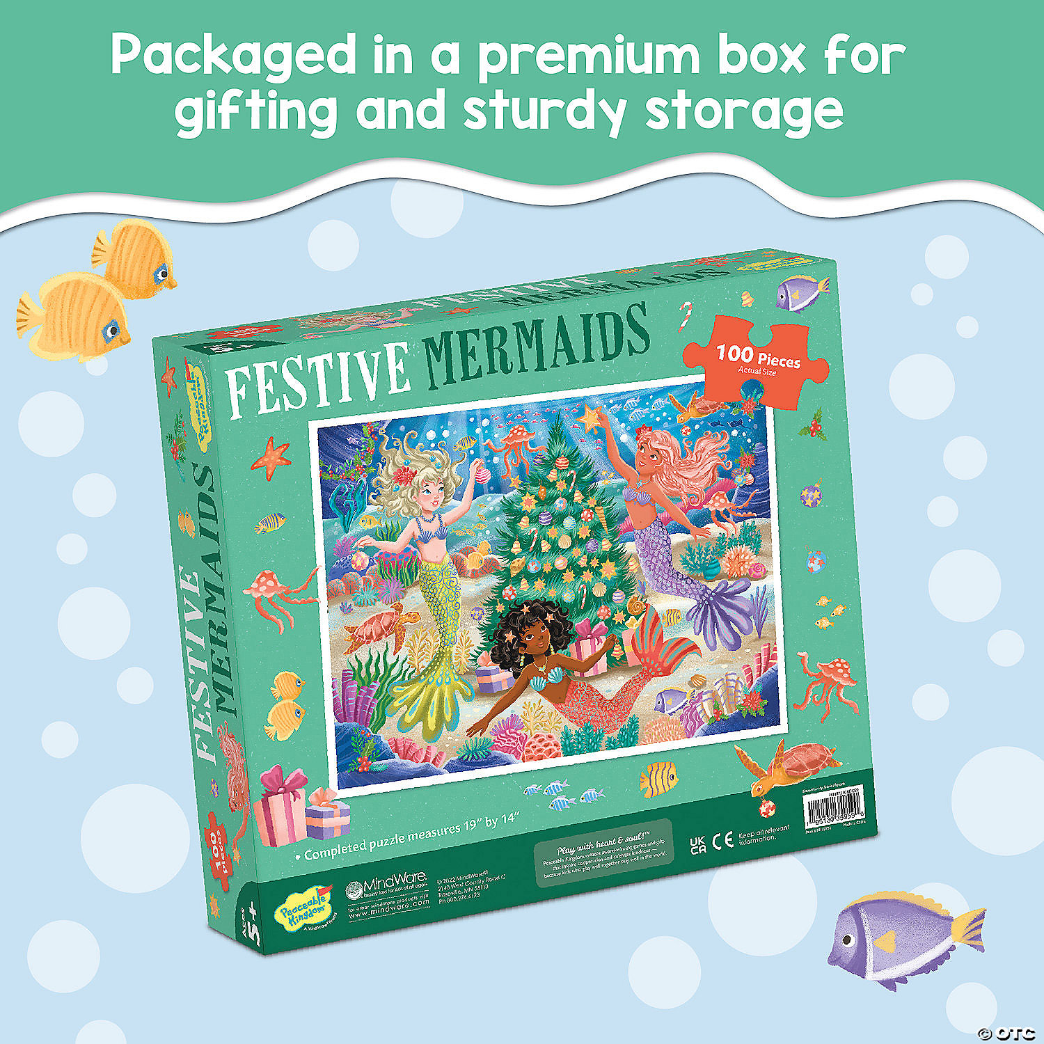 Holiday Mermaids Puzzle MW Holiday Mermaids Puzzle -MindWare SHOP holiday mermaids puzzle14118731 a05