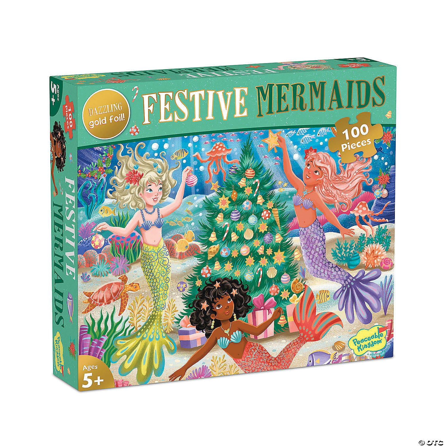Holiday Mermaids Puzzle MW Holiday Mermaids Puzzle -MindWare SHOP holiday mermaids puzzle14118731