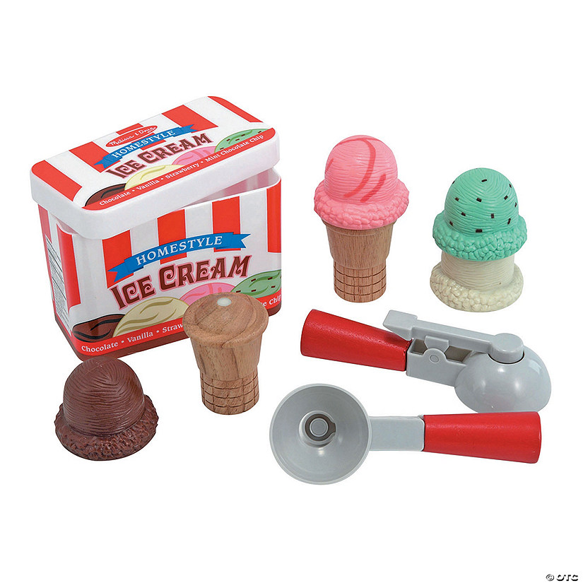 MW Ice Cream Scoop Set Play Food Toy 3 MW Ice Cream Scoop Set Play Food Toy