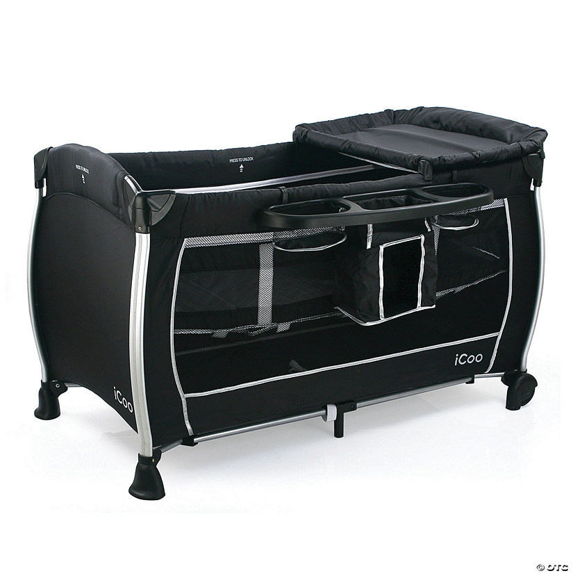 MW Icoo Panama Portable Play Yard: Black 3 MW Icoo Panama Portable Play Yard: Black