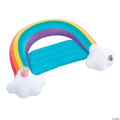 MW Inflatable BigMouth®:Rainbow Sling Seat Pool Float