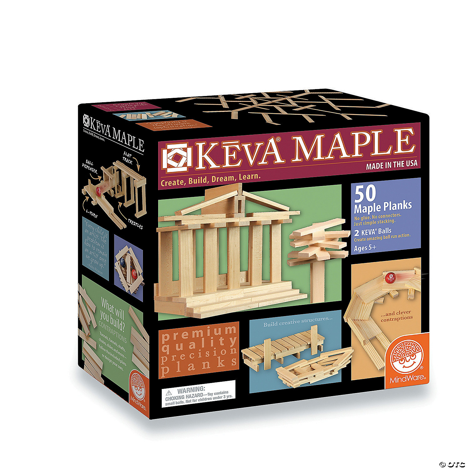 KEVA Maple: 50 Plank Set MW KEVA Maple: 50 Plank Set -MindWare SHOP keva maple 50 plank set66001