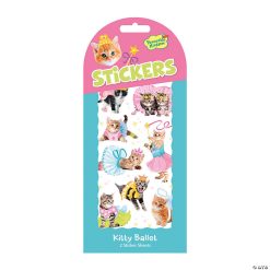 MW Kitty Ballet Stickers: Pack Of 12