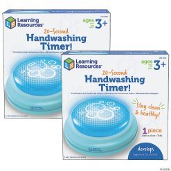 MW Learning Resources 20-Second Handwashing Timer: Set Of 2