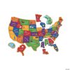 MW Learning Resources®: Magnetic U.S. Map Jigsaw Puzzle, 44 Pieces