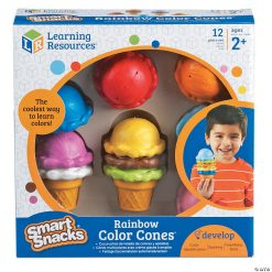 MW Learning Resources Smart Snacks Rainbow Color Cones