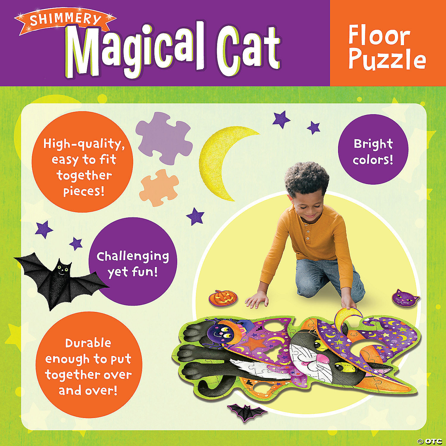 Magical Black Cat Floor Puzzle MW Magical Black Cat Floor Puzzle -MindWare SHOP magical black cat floor puzzle14118728 a01