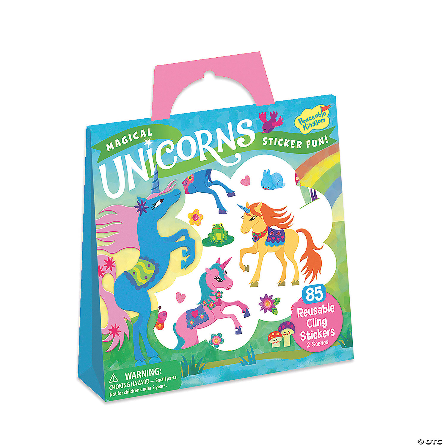 MW Magical Unicorns Reusable Sticker Tote 3 MW Magical Unicorns Reusable Sticker Tote
