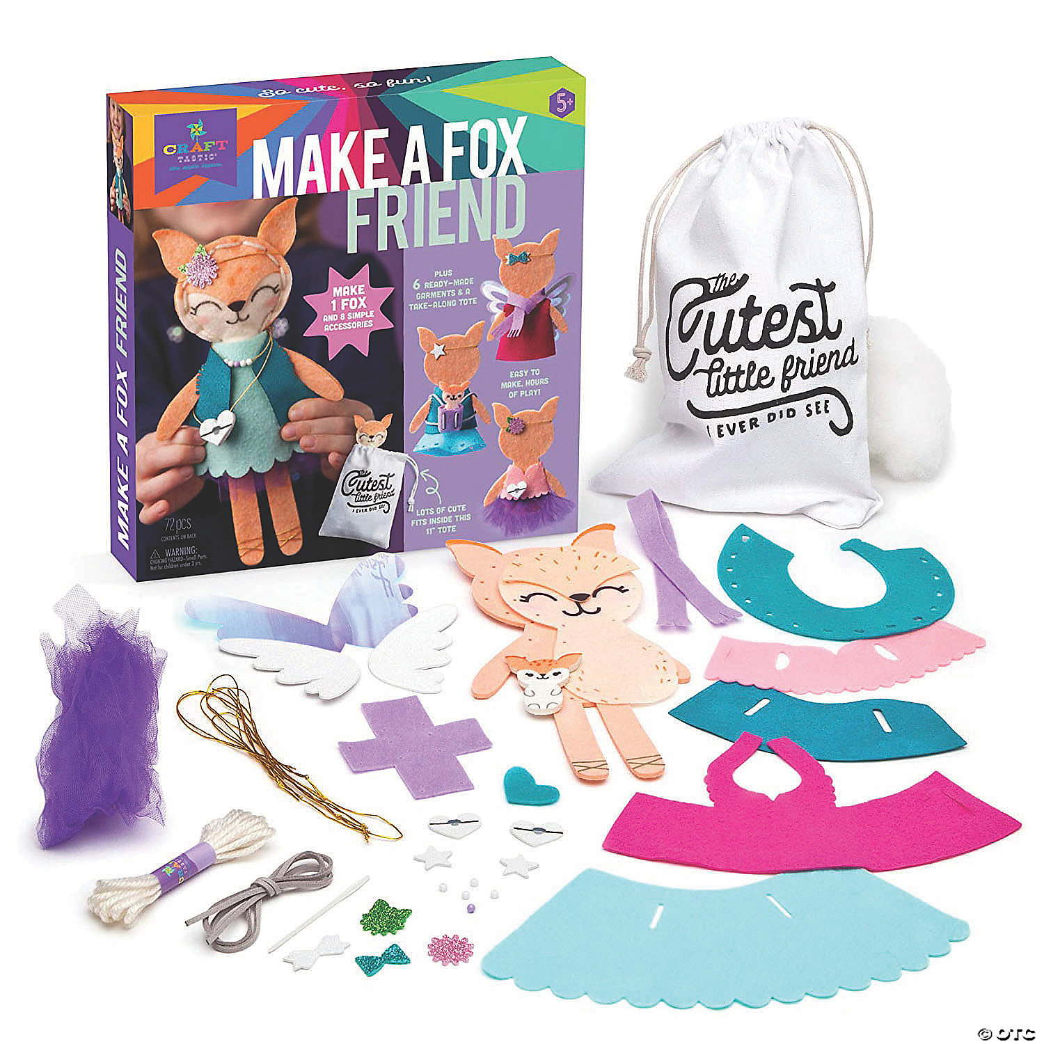 Make A Fox Friend Craft Kit MW Make A Fox Friend Craft Kit -MindWare SHOP make a fox friend craft kit13969064 a01