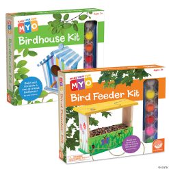 MW Make Your Own Birdhouse And Feeder: Set Of 2