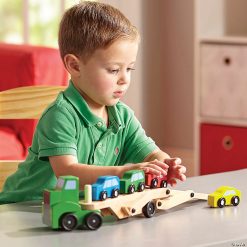 MW Melissa & Doug Car Carrier Truck & Cars Wooden Toy Set 6 MW Melissa & Doug Car Carrier Truck & Cars Wooden Toy Set -MindWare SHOP melissa and doug car carrier truck and cars wooden toy set14272386 a04