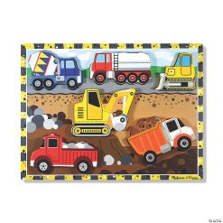 MW Melissa & Doug: Construction Chunky Jigsaw Puzzle