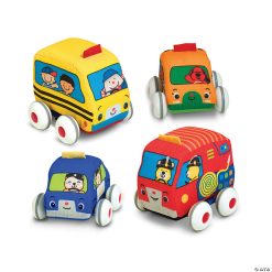 MW Melissa & Doug K's Kids Pull-Back Vehicle Set