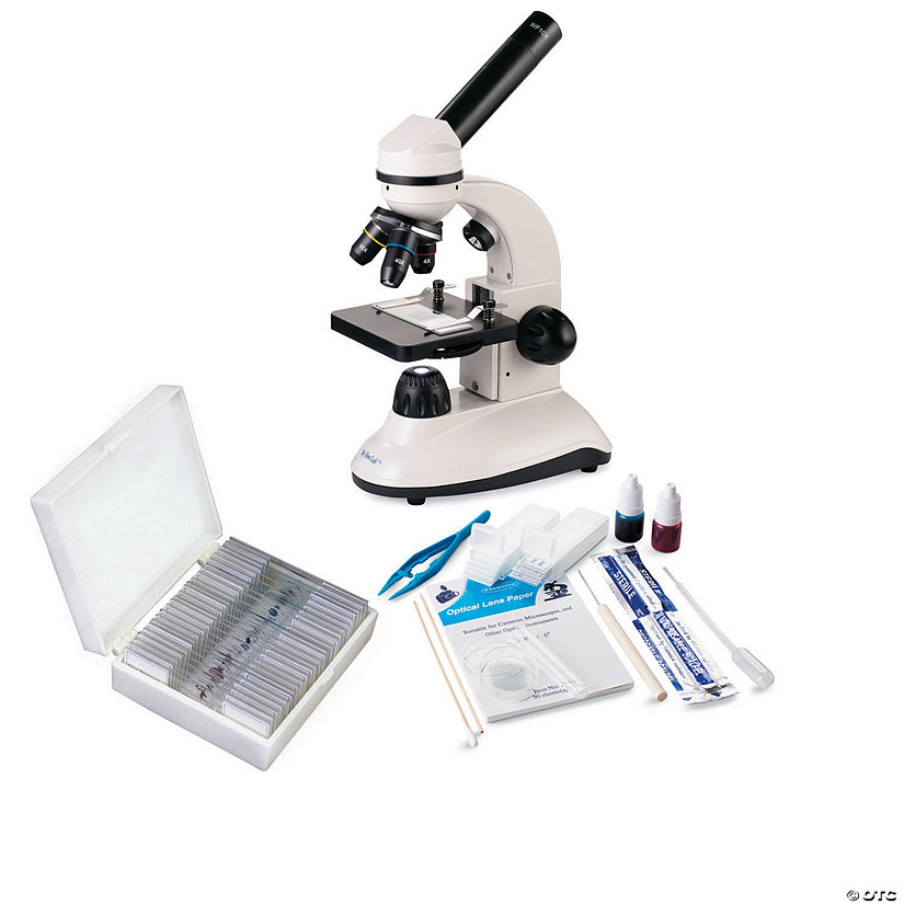 Microscope Kit with 25 Slides MW Microscope Kit With 25 Slides -MindWare SHOP microscope kit with 25 slides13741847