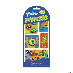 MW Monsters Flicker Stickers: Pack Of 12