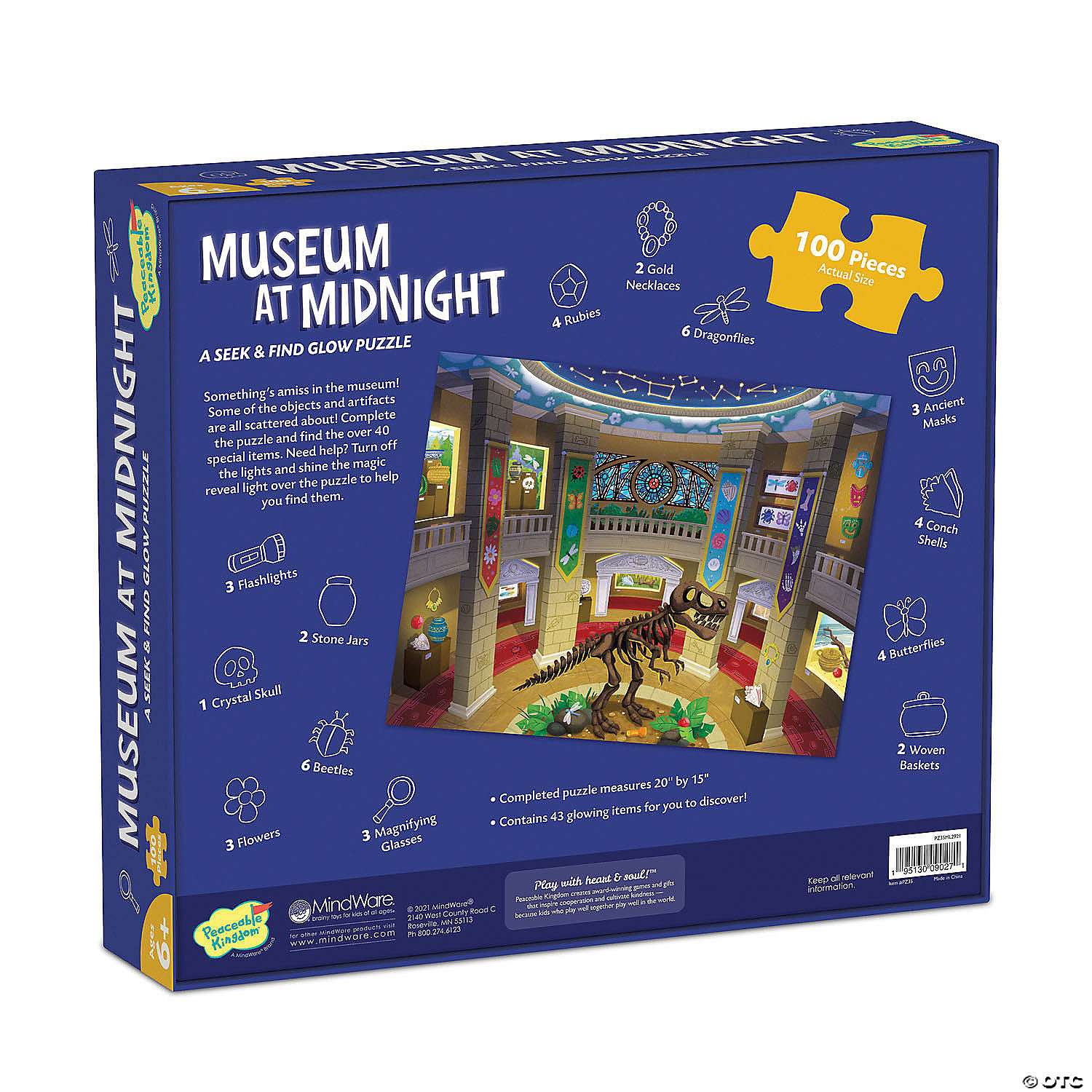 MW Museum At Midnight Seek And Find Glow Puzzle 6 MW Museum At Midnight Seek And Find Glow Puzzle - Image 4