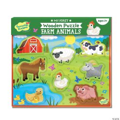 MW My First Wooden Puzzle: Farm Animals