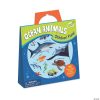 MW Ocean Animals Reusable Sticker Tote -MindWare SHOP ocean animals reusable sticker totesp62