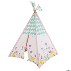MW Pacific Play Tents: Wildflowers Cotton Canvas -MindWare SHOP pacific play tents wildflowers cotton canvas14112109 a01