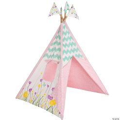 MW Pacific Play Tents: Wildflowers Cotton Canvas -MindWare SHOP pacific play tents wildflowers cotton canvas14112109 a03