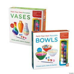 MW Paint Your Own Porcelain Bowls And Vases