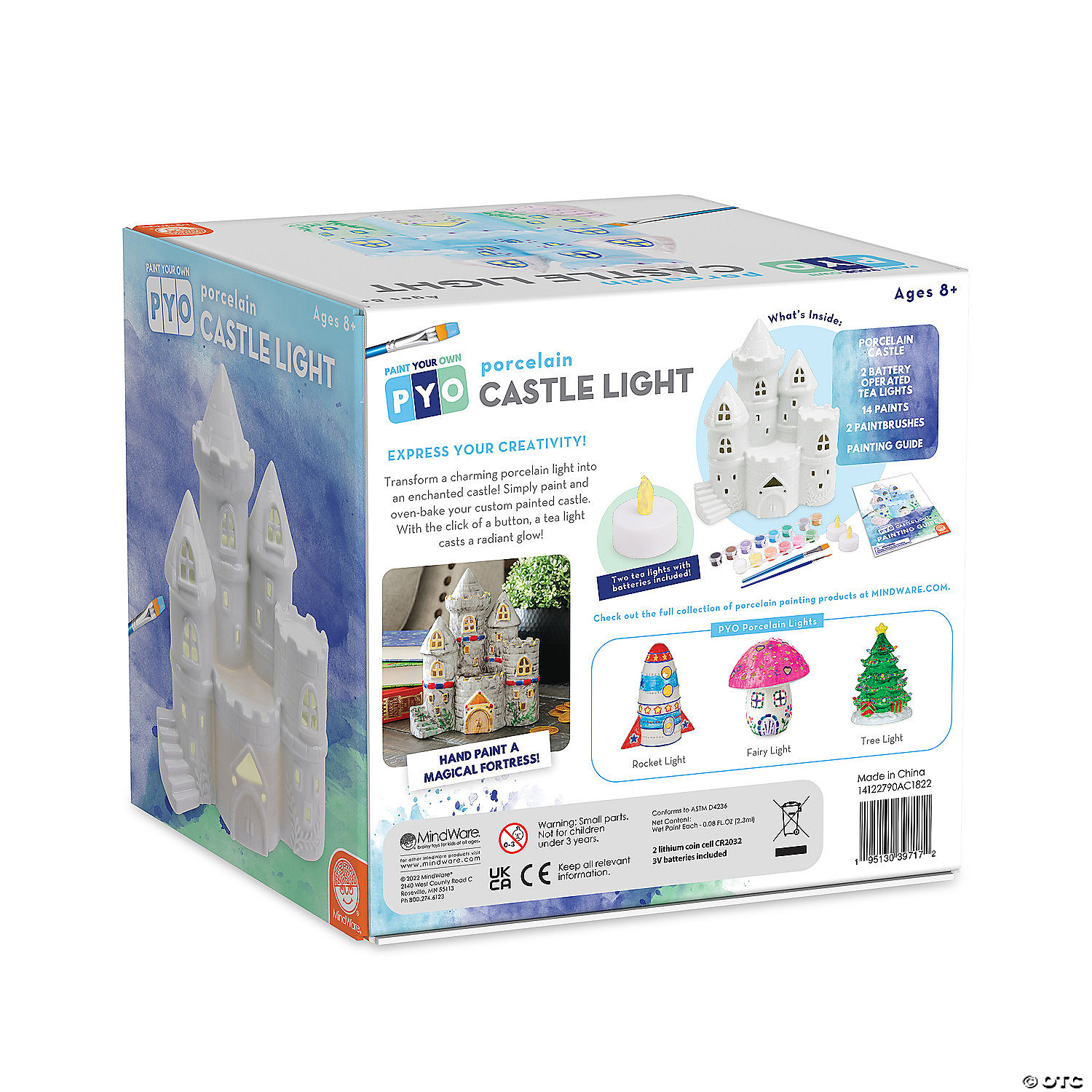 Paint Your Own Porcelain Castle Light MW Paint Your Own Porcelain Castle Light -MindWare SHOP paint your own porcelain castle light14122790 a05