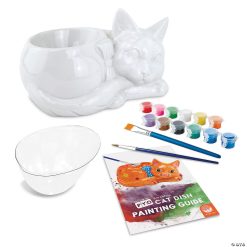 MW Paint Your Own Porcelain Cat Dish -MindWare SHOP paint your own porcelain cat dish14122375 a04