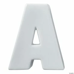 MW Paint Your Own Porcelain Letter A