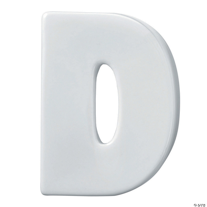 Paint Your Own Porcelain Letter D MW Paint Your Own Porcelain Letter D -MindWare SHOP paint your own porcelain letter d13827193