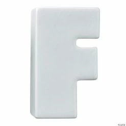 MW Paint Your Own Porcelain Letter F