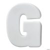 MW Paint Your Own Porcelain Letter G -MindWare SHOP paint your own porcelain letter g13827196