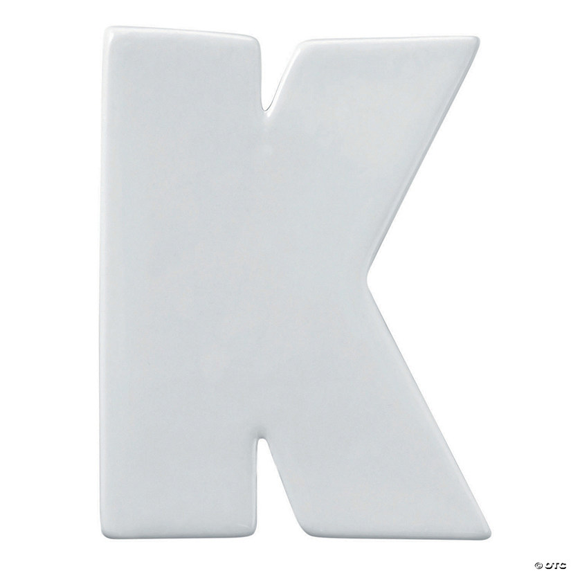 Paint Your Own Porcelain Letter K MW Paint Your Own Porcelain Letter K -MindWare SHOP paint your own porcelain letter k13827200
