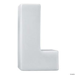 MW Paint Your Own Porcelain Letter L