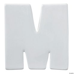 MW Paint Your Own Porcelain Letter M